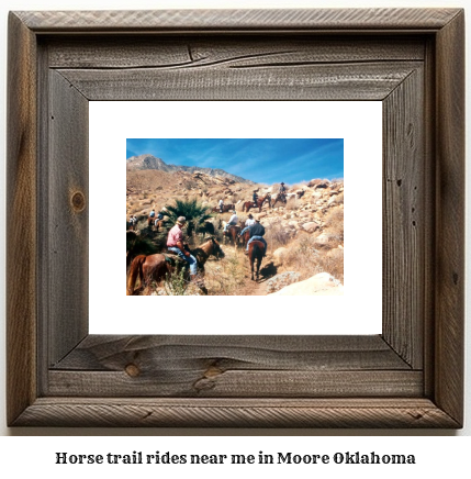 horse trail rides near me in Moore, Oklahoma